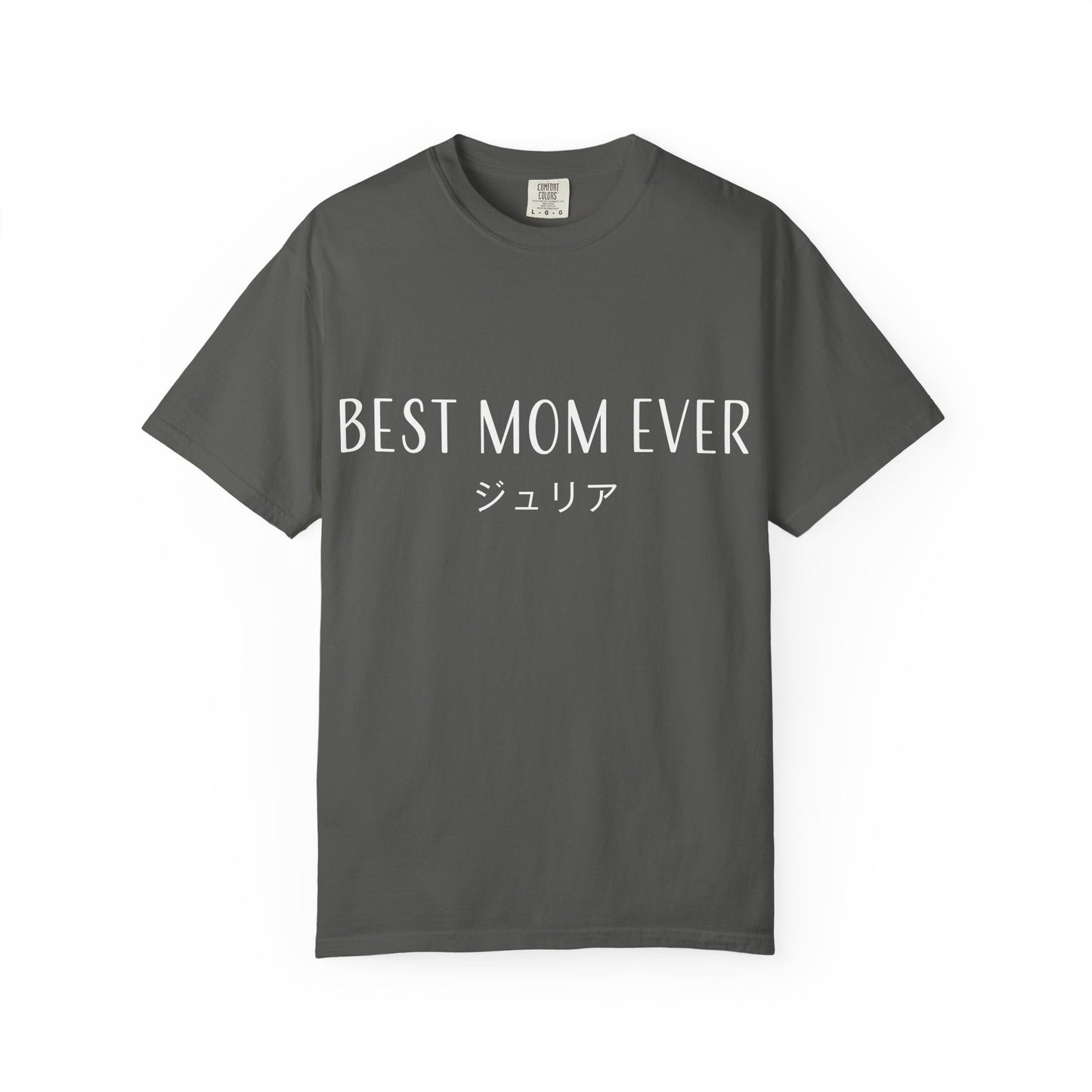Custom T-Shirt "Best Mom Ever",  Your Name in Japanese Katakana