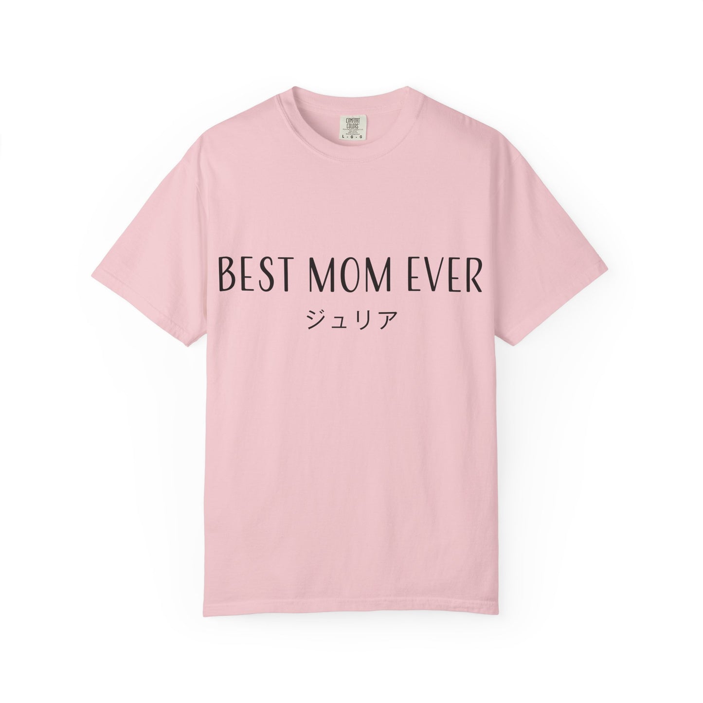 Custom T-Shirt "Best Mom Ever",  Your Name in Japanese Katakana